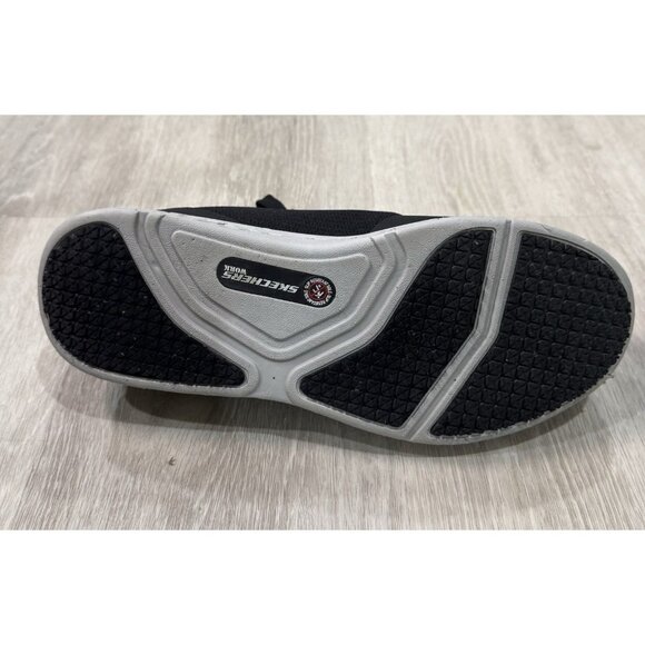 Skechers Work Safety Steel Toe Men Shoes CSA Approved Black Red Size 8 - Picture 10 of 11